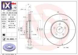 ΔΙΣΚΟΙ ΦΡΕΝ.ΕΜ.MONDEO III 00-  09866510 1321488 1376118 1388257 1465618 1506298 1565017 1681578 1S7W1125AB 4097477 4097478 4110587 4179398 4181042 7S7J1125BB 7S7JJ1125BB C2S35270 C2S42667 C2S4566 C2S4