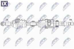 NPW-NS-094 ΗΜΙΑΞΩΝΙΟ ΔΕ NISSAN NV200 (M2  39100BJ41A            NPWNS094 39100JX51A