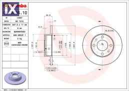 ΔΙΣΚΟI ΦΡΕΝΩΝ FIAT  SEAT  08363610 4208311 4385812 16500253 RF16500250 RF16500253 SE022165002A 4139010 4208311 4385812 71738422 4385812 71738422 4385812