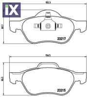 ΣΕΤ ΤΑΚΑΚΙΑ REN.LAGUNA(B74)01-  P68029 410600012R 410607690R 7701206598 7701208183 7701209808 8671016178