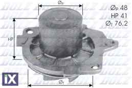 A. ROMEO-FIAT 1.9D ΑΝΤΛΙΑ ΝΕΡΟΥ  083S314               S314 93178713 1740079J50 1740079J51 1334234 6334003 93178713 9551885 46432248 46515970 46515972 60814609 60815559 71776001 46415972 46432248 4651