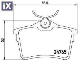 ΤΑΚ.ΟΠ.CITROEN BERLINGO 09-  P61084 1608520480 1611837980 1623063180 1623180680 1668247580 425414 425415 425429 1608520480 1623063180 1668247580 425414 425415 425429