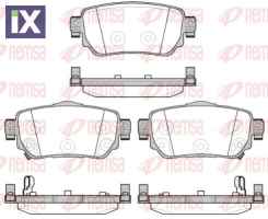Σετ τακάκια, δισκόφρενα  158202 D40604CA0A D40604CA0C D40604EA0A D40604EA0B 440605889R 440606633R