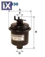 ΦΙΛΤΡΟ ΚΑΥΣΙΜΟΥ FILTRON  PP930 25176324 16010S01A30 16010S01A31 16010S01A32 16010ST5931 16010ST5932 16010ST5933 16010ST5E01 16010ST5E02