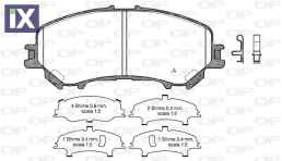 Σετ τακάκια, δισκόφρενα  BPA131822 D10604BA0A D10604CA0A D10604EA0A D10604EA0ARV D10604EA0AVA D10609N50A D10804BA0A D1M604BA0A 410601596R 410604EA0A