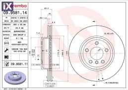 ΔΙΣΚΟΙ ΦΡ. EM. BMW X3  09958114 34113400151