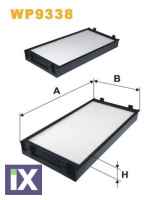 Φίλτρο, αέρας εσωτερικού χώρου  WP9338 64116945593 64316945585